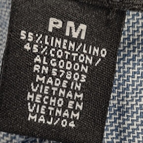 Norton McNaughton Petites Linen Cotton Blend Baby Blue 2pc Pants Suit Size PM - Picture 15 of 16